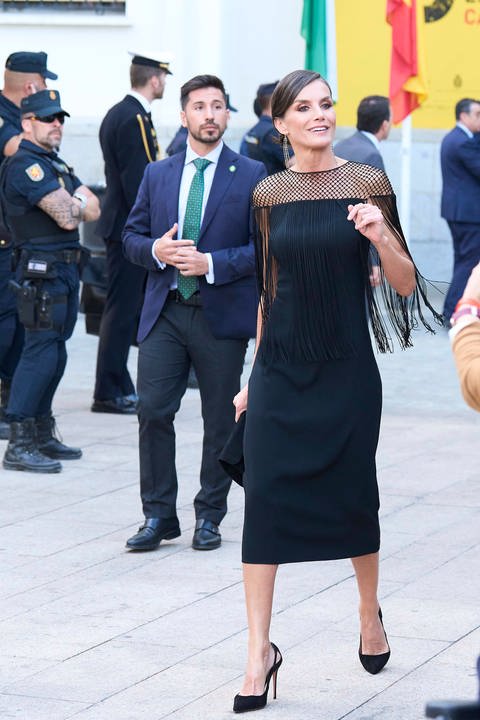 Königin Letizia von Spanien vor einem Konzertbesuch in Cadiz