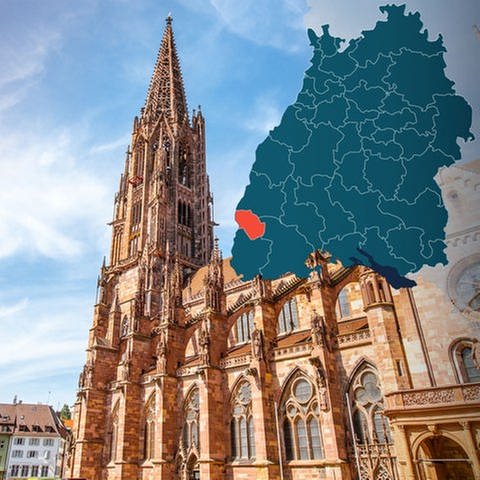 Symbolbild Wahlkreis 281 Freiburg Bundestagswahl 2021 in Baden-Württemberg